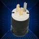 thumbnail image 1 of Conector De Clavija De Alimentación De Grado Industrial Resistente Al Agua, Enchufe De Alimentación Estadounidense De 3 Postes Para Trabajos Mecánicos, 1 of 7