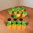 thumbnail image 6 of Dog Carrot Plush Toy IQ Training Vegetable Chew Toy Educational Foraging Toy, 6 of 8