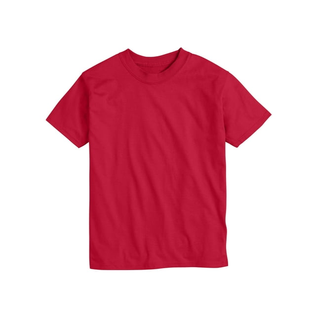 Hanes T-Shirt pour Hommes Beefy Lot de 2, 3TG, Rouge Profond