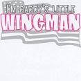thumbnail image 2 of CafePress - Daddy's Little Wingman (Pink) Infant Bodysuit - Baby Light Bodysuit, Size Newborn - 24 Months, 2 of 4