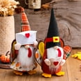 thumbnail image 2 of Thanksgiving Gnomes Dolls Cotton Decoration Graduation Teacher Appreciation Gift 2 Pieces - Highly Decorative Unique Design(D), 2 of 2