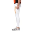 thumbnail image 2 of Men's Drawstring Elastic Waist Thermal Running Tights Pants Ankle Zipper Reflective Elements, 2 of 6
