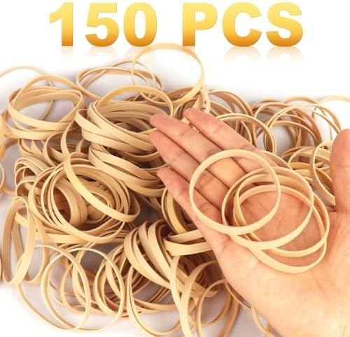 150Pcs Rubber Bands Size #64 Rubberbands Elastics Rubber Bands Office Home Supplies Thin #64 Rubber Band for Office Home Supply File Folder