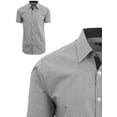 thumbnail image 4 of Mens Short Sleeve Slim Fit Dress Shirts, 4 of 7