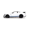 thumbnail image 2 of 2020 Ford Mustang Shelby GT500, White - Jada Toys 53003-W162GT - 1/24 scale Diecast Model Toy Car, 2 of 4