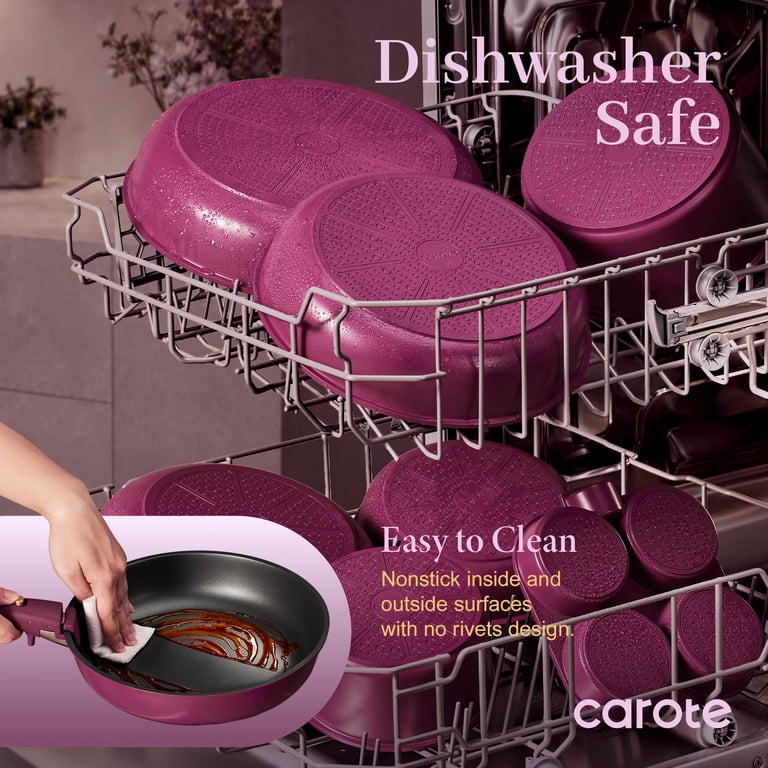 Carote 20-Piece Nonstick Cookware Set with Detachable Handles photo 6