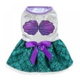 thumbnail image 1 of Pet Halloween Cosplay Costume Funny Cartoon Princess Dress And Hat Set For Small And Medium Dogs, 1 of 13
