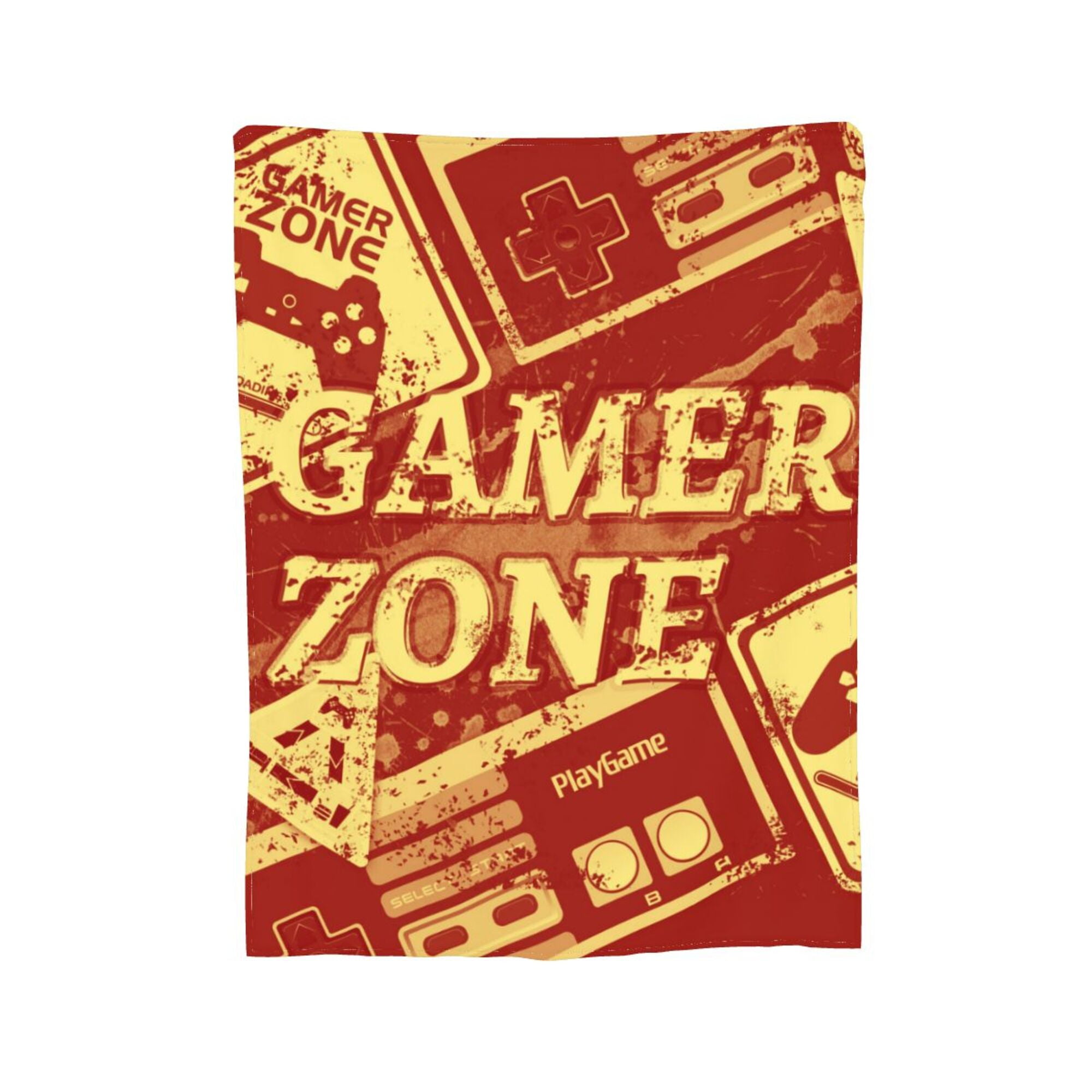 XMXY Fleece Throw Blanket for Couch, Game Console Gamer Zone