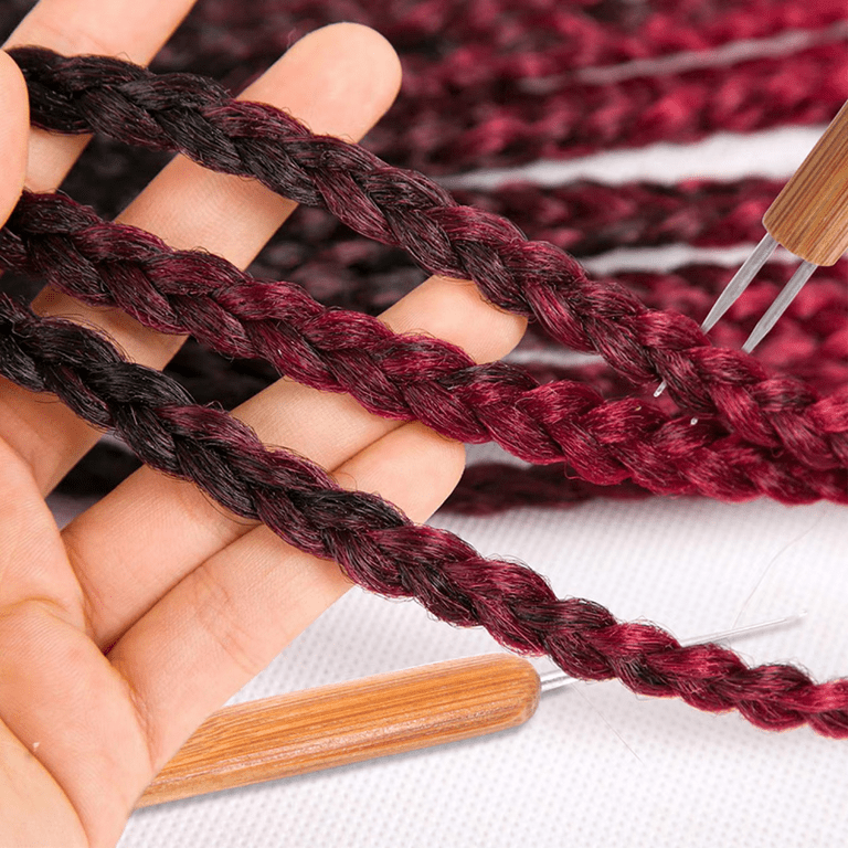 AQUEENLY Dreadlock Crochet Hook Set for Hair Braiding