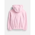 thumbnail image 2 of Ozark Trail Girl's Quarter Zip Fleece Hoodie, Size 4-18 & Plus, 2 of 3