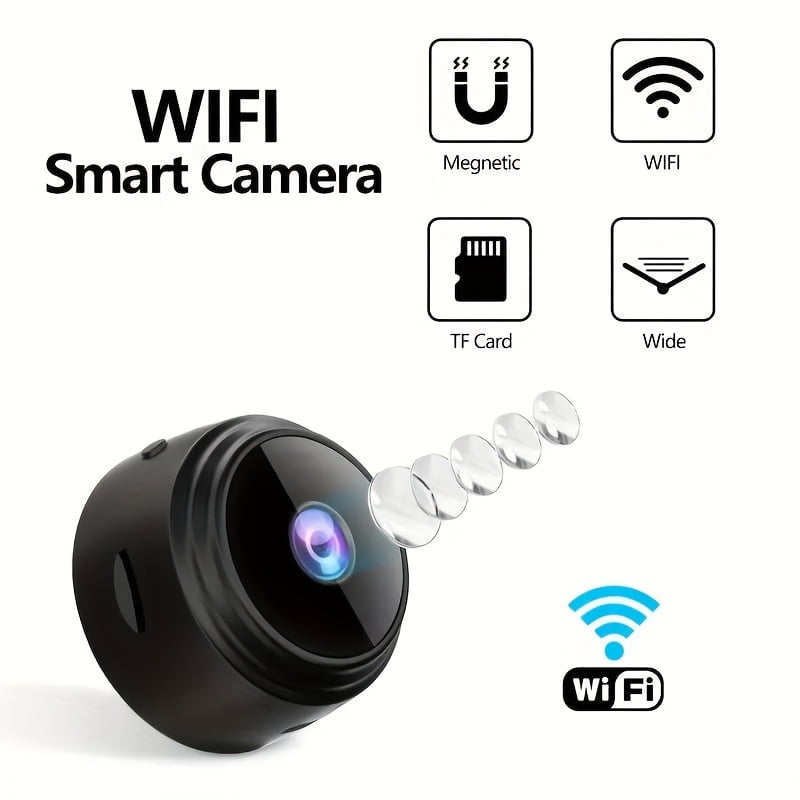 Wireless Security Camera A9: 150° Rotation & Wide-Angle Lens, 2.4GHz WiFi Indoor/Outdoor Camera with Night Vision for Home, Pet, Baby Monitoring
