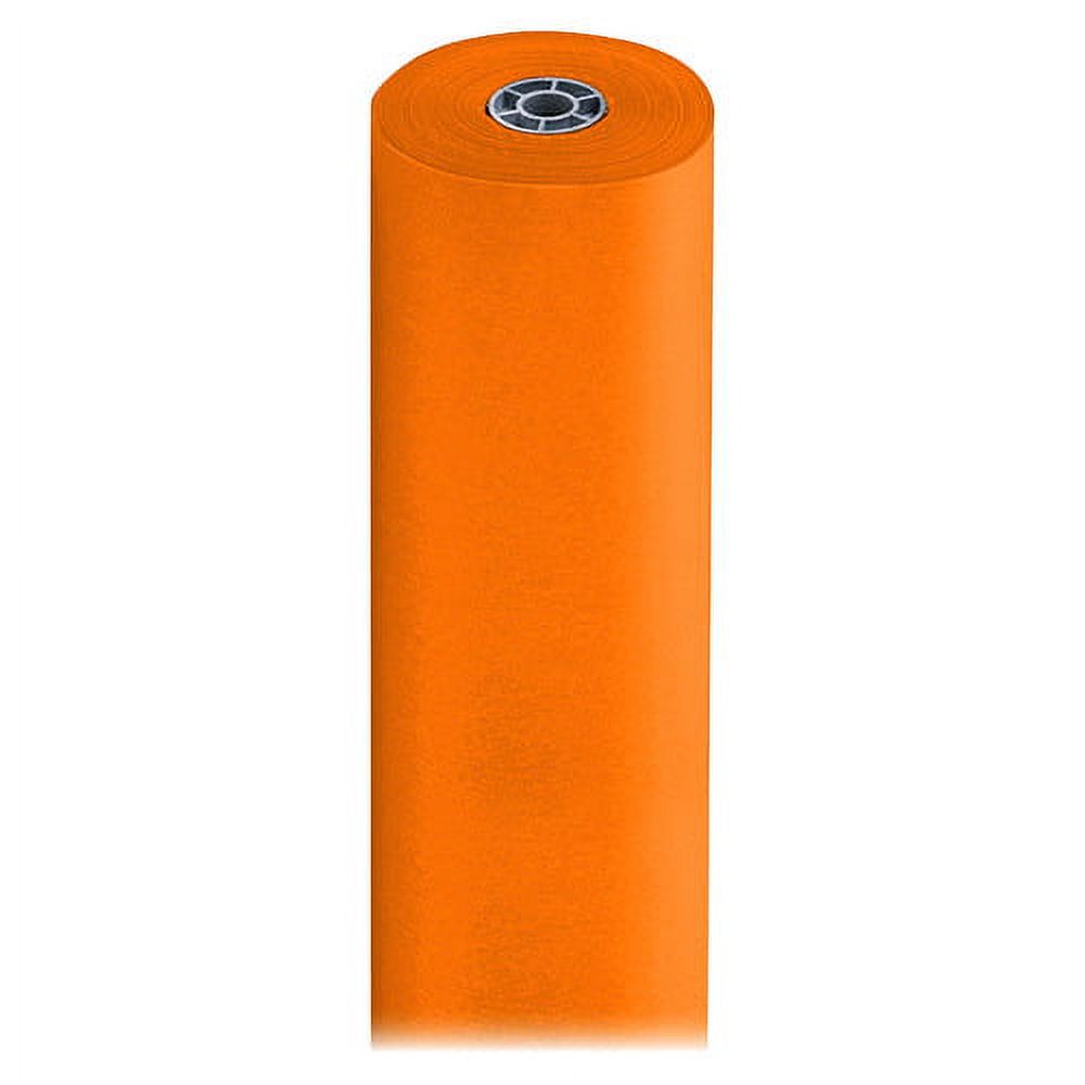 Spectra ArtKraft Duo-Finish Kraft Paper ClassRoom Project - 36" x 1000 ft - 1 Roll - Orange - Kraft