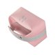 thumbnail image 5 of Portable Makeup Bag Waterproof Soft Canvas Large Capacity Cosmetic Bag with Handle for Outdoor Travel Pink, 5 of 5