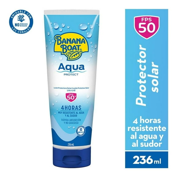 Protector Solar Banana Boat Aqua Protect FPS 50 + 236 ml