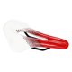 thumbnail image 4 of Cojín para asiento de bicicleta, amortiguador, transpirable, cómodo, PU, ​​alta elasticidad, reemplazo de sillín de bicicleta, blanco, rojo, tamaño libre, 4 of 10