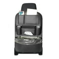 thumbnail image 2 of Car Seat Back Organizer, Hanging Car Leather Organizer, 23x17 Inch Large Capacity Seat Back Hanging Organizers Storage Bag, Detachable Seat Back Waterproof Car Storage Trunk Organizer, 2 of 9