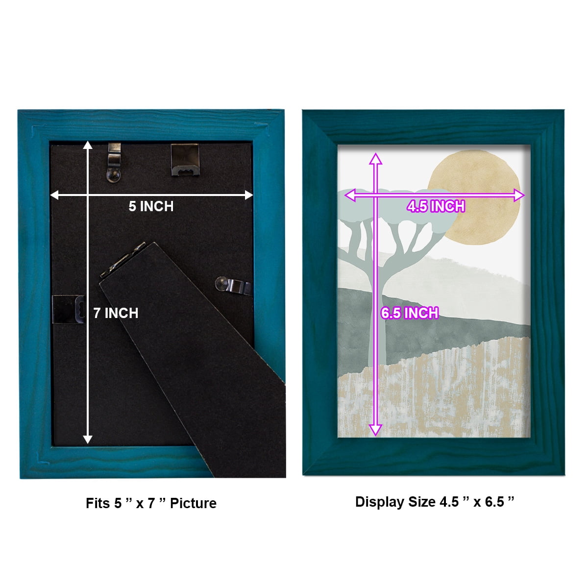 Ennerdale III - Framed Print w/glass - Ocean Blue