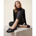 thumbnail image 2 of Women’s Split Toe Ballet Flats with Bow Slip On Flat Dress Shoes, 2 of 5