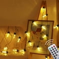thumbnail image 3 of Solar String Lights Outdoor Waterproof Patio LED Lights with 20 Shatterproof Bulbs,Hanging Lights Solar Powered for Backyard Garden Porch Yard Decor, 3 of 9