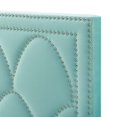 thumbnail image 4 of Headboard, Nailhead, King California Size, Blue, Velvet, Modern Contemporary, Bedroom Master Guest Suite Room, 4 of 10