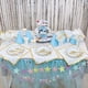 thumbnail image 4 of Juego de vajilla desechable azul de 42 piezas con vasos y platos para fiestas infantiles y bodas, 4 of 8