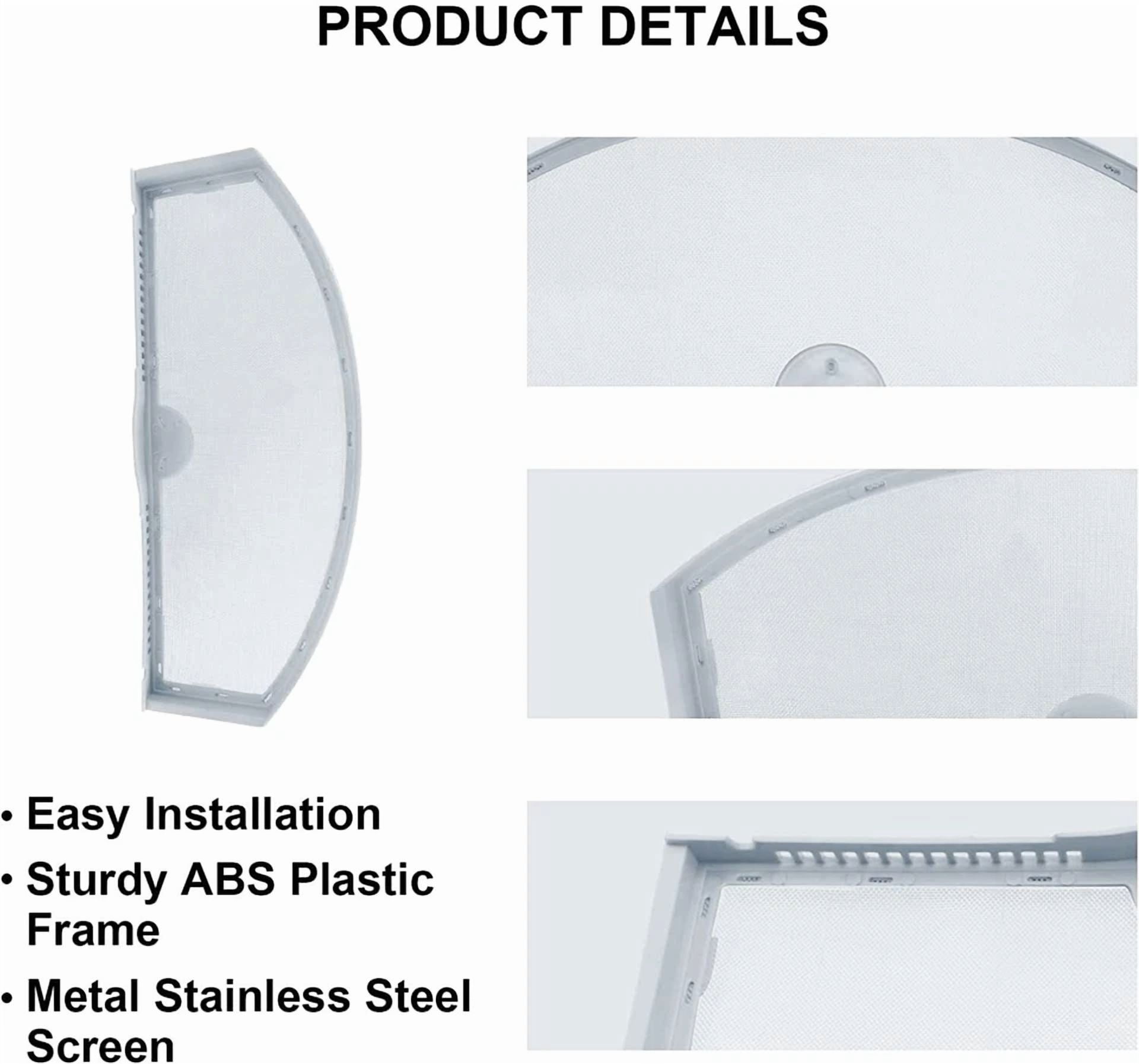 CIRCLE- Dryer Lint Traps Exhaust Filter Screen Gtd65Ebpl1Dg Gtd72Gbpn0Dg Gtd65Ebsj4Ws
