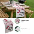 thumbnail image 5 of Happy Valentines Day Table Runner - 120 Inch Long, Kitchen Dining Table Runner Dresser Scarves, Red Love Branches Spring Farmhouse Decor for Coffee Tables Wedding Party Banquet, 5 of 8