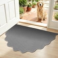 thumbnail image 4 of WSBDENLK Semi Circle Wave Shape Doormat Half Round Scraper Mat for Front Porch Entryway And Doormats, 4 of 6