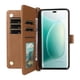 thumbnail image 2 of For Honor 400 Case with Shoulder Strap Wallet Leather Phone Cover - Black, 2 of 5