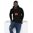 thumbnail image 2 of Unisex Comfy Hoodie, Kung Fu Fighting, HUH! (Black, 2XL), 2 of 4