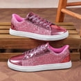 thumbnail image 5 of Glitter Sneakers for Women - Sparkly Bling Sequin Sneakers for Wedding, Party & Casual Wear, 5 of 9