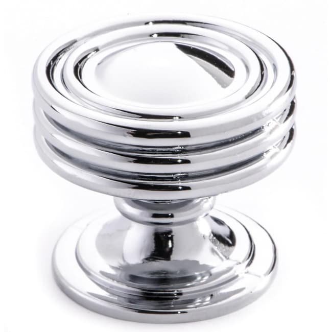 Polished Chrome Knob by Southern Hills, Round, 1 1/4 inch