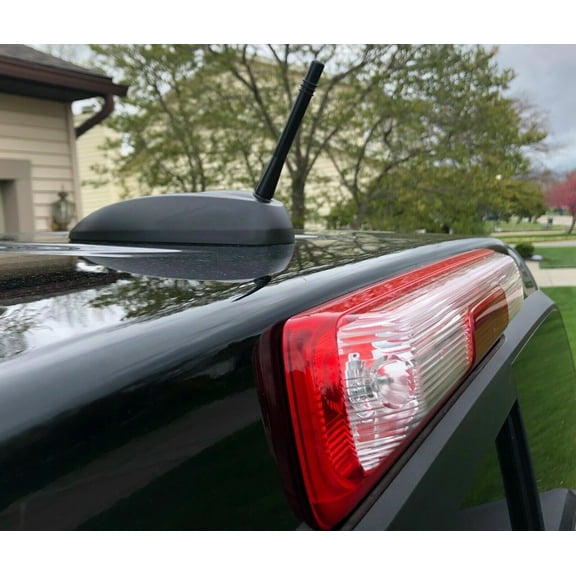 4 inch " Short Black Aluminum Antenna Mast AM/FM for GMC CANYON 2015-2023 New