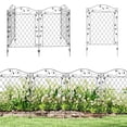 thumbnail image 1 of Outsunny 11.5' Decor Garden Fence for Border Edging, 4 Pack, Wavey Vines, 1 of 10