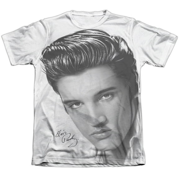 Elvis Presley Stare 2 Sublimated T-Shirt White