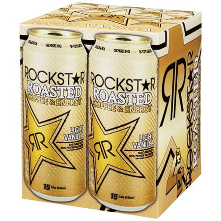 Rockstar Rockstar Roasted Coffee & Energy, 4 ea