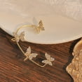 thumbnail image 2 of Boucles d'Oreilles Papillon en Zircon Scintillant, Pendantes, Non Percées, 2 of 6
