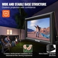 thumbnail image 6 of 20FT Inflatable Movie Screen (240") - Outdoor Projector Screen with 350W Blower, Durable Oxford Fabric, Portable Blow Up Screen for Backyard, Camping, 6 of 7