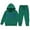 #1_Dark Green, variant on SUXIAN Fall Outfits Child Toddler Boys Girls Two Sweatsuits City Name Print Pullover Hoodie and Sweatpants Fashion Tracksuit Set #1_Purple 130