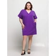 thumbnail image 6 of Plus Size V Neck Pocket T Shirt Dress, 6 of 9
