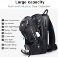 thumbnail image 3 of BANGE Anti-Theft Sling Backpack with Lock & USB Charging Port, Unisex Casual Crossbody Bag for Multiple Occasions,Black, 3 of 11
