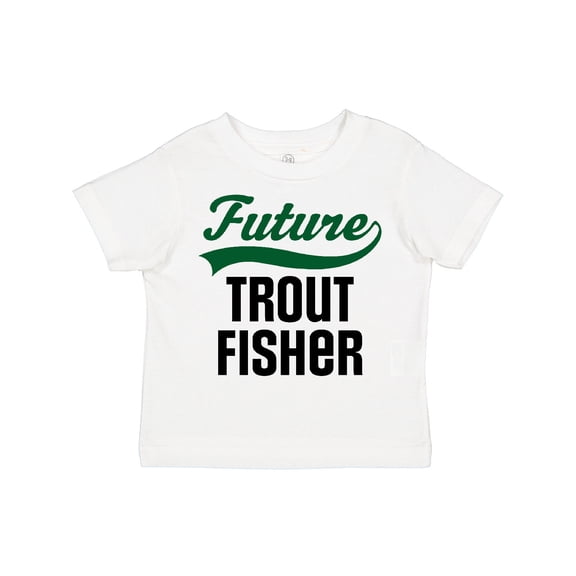 Inktastic Fishing Future Trout Fisher Boys or Girls Toddler T-Shirt