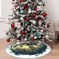 thumbnail image 5 of Sikiie Watercolor Turtle3 30-48 inches {designName} Print Christmas Tree Skirt Snowman Xmas Tree Skirt with Edge Christmas Decorations for Holiday Party30", 5 of 7