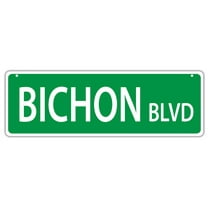 Plastic Street Signs: BICHON BLVD (BICHON FRISE) | Dogs, Gifts