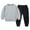Light Gray, variant on Futezty Toddler Boys Girls Clothes Fall Winter Outfit Sets, Baby Boy Girl 6M 1T 2T 3T 4T 5T 2Pcs Set