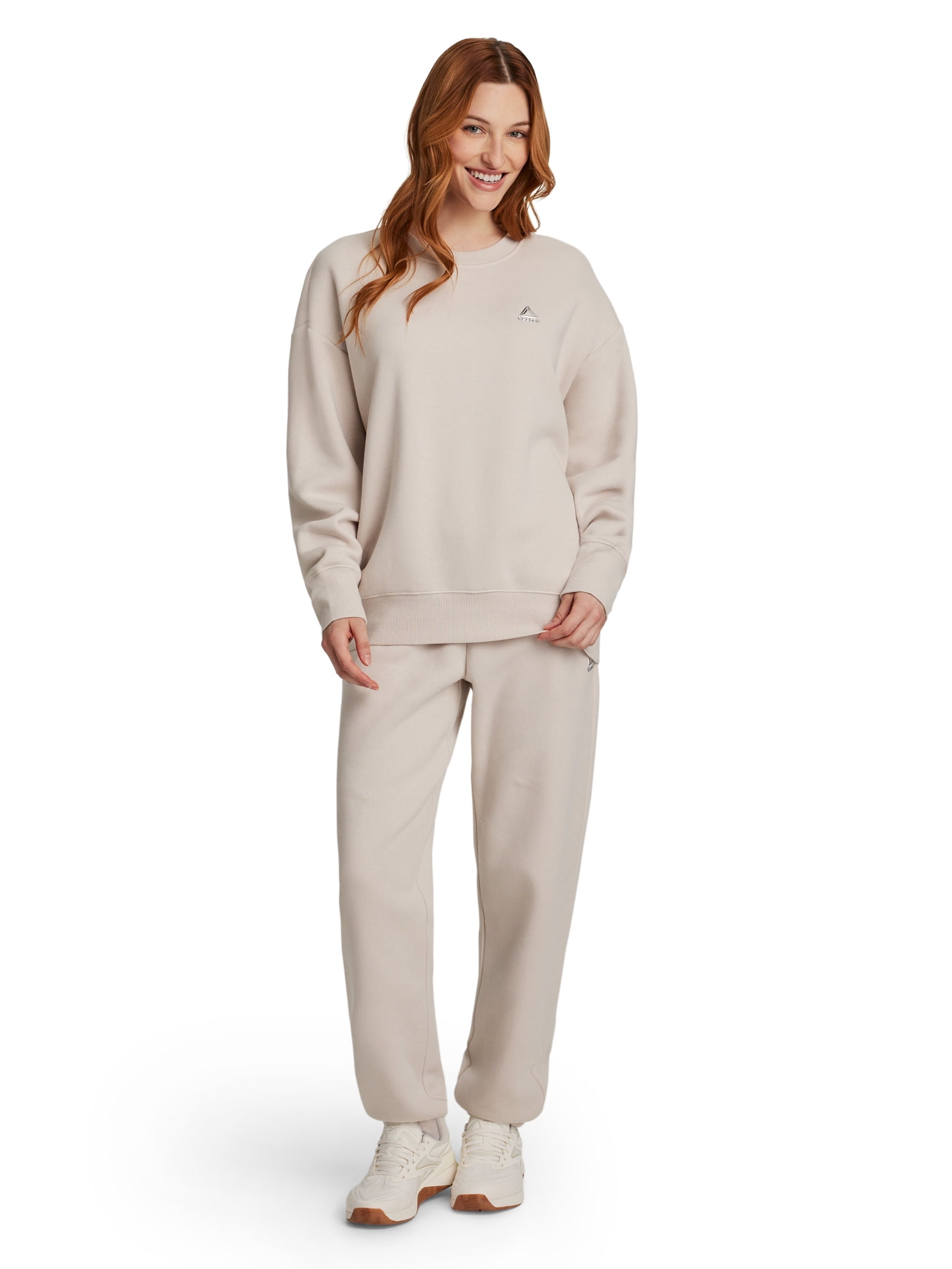 Reebok Women's Game Day Fleece Oversize Crewneck Sweatshirt, Size XS-4X