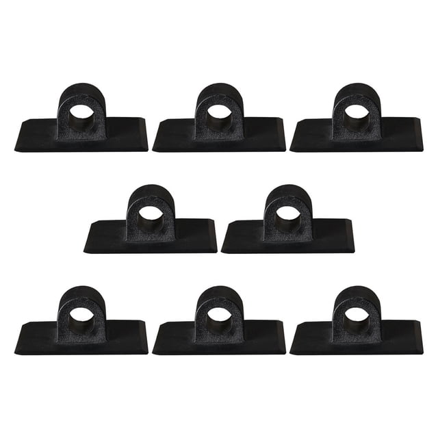 GOOHOCHY 8PCS Kayak Mounting Brackets Inflatable Boat Motor Bracket Black High Strength Material for Outdoor Use