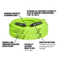 thumbnail image 5 of Flexzilla® Air Hose, 1/4" x 100', 1/4" MNPT Fittings, ZillaGreen®, 5 of 8