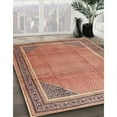 thumbnail image 3 of Ahgly Company Machine Washable Indoor Square Traditional Tangerine Pink Area Rugs, 10' Square, 3 of 7