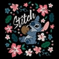 thumbnail image 2 of Toddler's Lilo & Stitch Distressed Flowers and a Coconut Graphic Tee Black 2T, 2 of 3